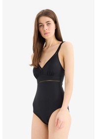 Resim Defacto Regular Fit Mayo-fall İn Love E3299ax25smbk81 Siyah 