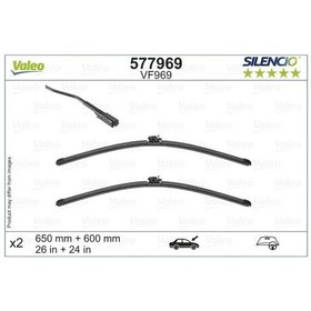 Resim VALEO 577969 Silecek Supurgesi On Sprinter 907 910 18-- Crafter 06- 650Mm/600Mm A0018203445 (WR794865) 