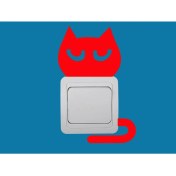 Resim Mcem Store Sticker Ev Dekorasyon-Duvar Sticker-Priz Sticker 