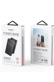 Resim Yesido Yp58 Magsafe 15w Wireless-20w Pd Hızlı Şarj Destekli 20.000 Mah Kablosuz Power Bank Led Göstergeli 