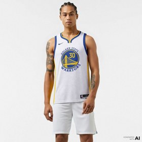 Resim Nike Golden State Warriors Association Edition 2022/23 NBA Erkek Beyaz Basketbol Forması 