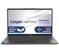 Resim Casper Nirvana X700.5500-8V00T-G-F Dizüstü Bilgisayar Metalik Gri 