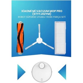 Resim Xiaomi Mi Vacuum Mop Pro Robot Süpürge Uyumlu Yedek Parça Seti Stytj02ym 
