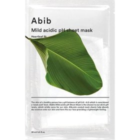 Resim Abib Abib Mild Acidic Ph Sheet Mask Heartleaf Fit -%89 Kalp Yaprağı Özlü Yatıştırıcı Maske 