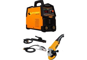 Resim Sturdy Power Tools Special Model Potent Monostick Technology Super Ultrasonıc 200 Dijital Göstergeli Taşlama Ile Beraber Invertör Kaynak Makinası 