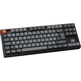 Resim Keychron K8 Max %80 Tkl Rgb Türkçe Red Switch Kablosuz Alüminyum Çerçeve Karbon Siyah Mekanik Klavye 