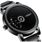 Resim Bosphorusboutique02 Fngeen S230 Erkek Kuvars Saat, Beyaz Çelik, 40mm, İşaretçi Olmayan, Kalender, 30m Su Geçirmez Çok Renkli 