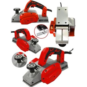 Resim Graizer Alman Pro 4000 Watt Bakir Sargılı Metal Şanzuman Çift Bıçakli Planya Rende Makinesi 