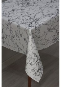 Resim Elyaf Astarlı Silinebilir Pvc Muşamba Masa Örtüsü Gri Mermer - 1068-1gr 