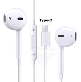 Resim Syrox Samsung Galaxy A23 A24 A33 A34 M22 23 31s 32 M33 M34 Uyumlu Silikonsuz Type-c Kablolu Kulaklık Beyaz 