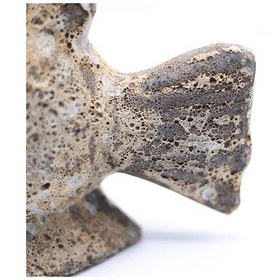 Resim Dekoratif Balık Heykel Büyük Boy Kahverengi 