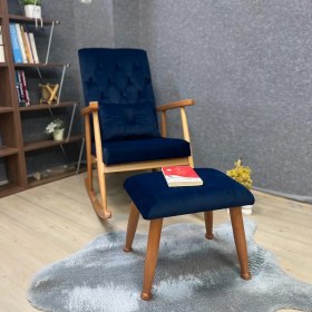 Resim Asedia Asediatrendnaturel Kapitoneli Puflu Sallanan Sandalye 