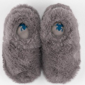 Resim Furry Furry Gri Kürk Barefoot Patik 