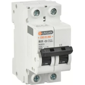 Resim Günsan Elektrik Valta Otomatik Sig. 2p 6ka B Tip 20A 