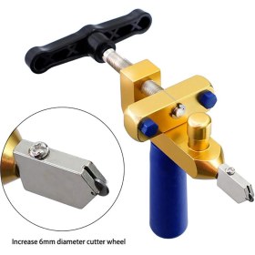 Resim Xiaobaoyu Srıwen 2020 Seramik Karo Cam Kesme Tek Parça Kesici Taşınabilir Çok Fonksiyonlu Alet 2-In-1 Çok Fonksiyonlu El Aleti (Yurt Dışından) 