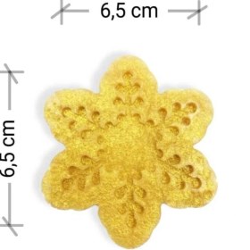 Resim Teknotrust Kar Tanesi Kalıbı - Premium Seri Silikon Kalıp Epoksi Reçine Döküm Çalışmaları 6,5 cm 