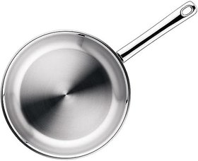 Resim WMF Profesyonel kızartma tavası, 28 cm indüksiyon, paslanmaz çelik tava, kaplamasız, Cromargan paslanmaz çelik, fırına dayanıklı 