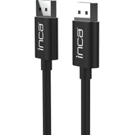 Resim Inca DisplayPort - DisplayPort 4K@60Hz Kablo 2 m, Oksijensiz Saf Bakır, Dayanıklı PVC Kaplama ile Uzun Süreli 