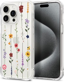 Resim LUXE Ciel by Cyrill iPhone 15 Pro Kılıf Cecile Flower Garden - ACS06760 LXSHP 1055529 