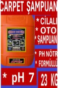 Resim Genel Markalar Carpet Shampoo Ph Nötr Formüllü Cilalı Oto Yıkama Şampuanı 23 Kg 