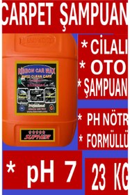 Resim Genel Markalar Carpet Shampoo Ph Nötr Formüllü Cilalı Oto Yıkama Şampuanı 23 Kg 
