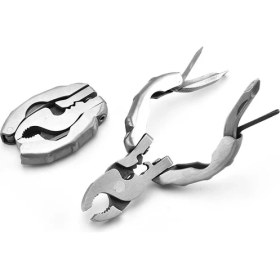 Resim Mingzee Çok Fonksiyonlu Mini Edc Araçları Yuvarlak Kafa Pense (Yurt Dışından) 