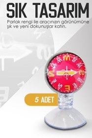 Resim XMOD Araç Içi Vantuzlu Renkli Mini Pusula Seti Mini Pusula 