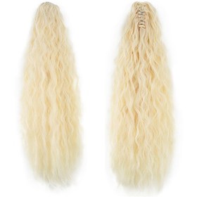 Resim Tokalı Kabarık Dalgalı At Kuyruğu / Açık Platin - Aysc-462715 Karışık - Çok Renkli 