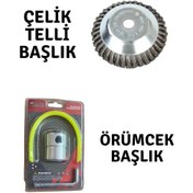 Resim Rapco Motorlu Tırpan Çelik Telli Başlık Ve Örümcek Başlık 