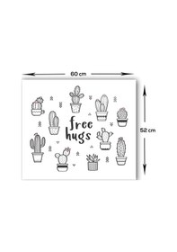 Resim Decorita Free Hugs | Cam Ocak Arkası Koruyucu | 52cm x 60cm 