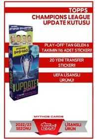 Resim Mythos Cards Mythos Cards/ 2022-23 Uefa Şampiyonlar Ligi Resmi Lisanslı Sticker Koleksiyonu - Update Kutusu 