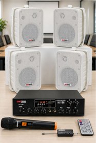 Resim Lastvoice Large Plus Paket-3 Hoparlör Ve Anfi Anons Ses Sistemi Seti 