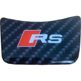 Resim Audı Rs Logolu Uyumlu A3 A4L A6L Q3 Q5 Q7 Direksiyon Damla Etiket 