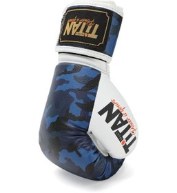 Resim Mavi Kamuflaj Boks Eldiveni 001 