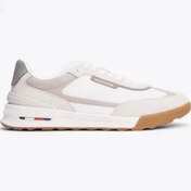 Resim Tommy Hilfiger Erkek Deri Cleat Klasik Spor Sneaker 