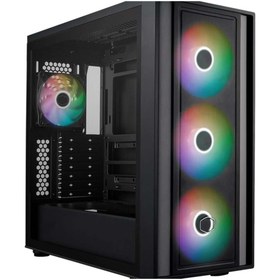 Resim Cooler Master MASTERBOX 600 TG Mesh 3X140MM ARGB MidT ATX SİYAH KASA 