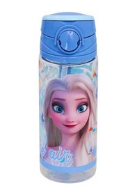 Resim Frozen Lisanslı Pipetli Plastik Matara 500 Ml Açık Mavi Otto-42505 