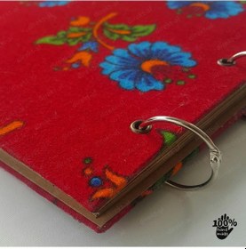 Resim Direkt-Al Yapışkanlı Nostaljik Fotoğraf Albümü Pazen Kumaş Kapaklı (404958170) 