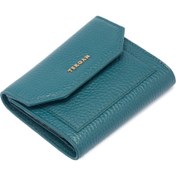 Resim Mavi Deri Kadın Cüzdan - S1CB00005809-T9L 