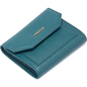 Resim Mavi Deri Kadın Cüzdan - S1CB00005809-T9L 