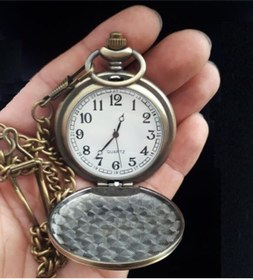 Resim Gezginimport Tren Temalı Köstekli Cep Saati 