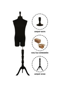 Resim Pantolon Giyebilen 48 Beden Erkek Terzi Mankeni İğne Batmaz 4 