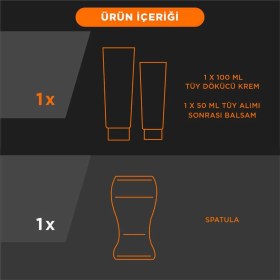 Resim Veet Men Özel Bölgeler Için Tüy Dökücü Krem Seti 100 & 50 ml 