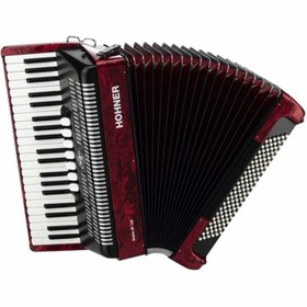 Resim Hohner Bravo III 120 Akordiyon (Kırmızı) 