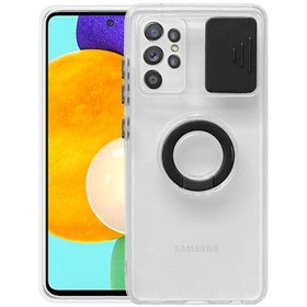 Resim Ally Mobile Ally Sm Galaxy S21 Ultra S30 Ultra Kılıf Sürgülü Kamera Lens Korumalı Yüzük Standlı Silikon 