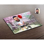 Resim Kişiye Özel Aile Babası Karikatürlü Ahşap Puzzle-2 