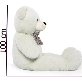 Resim Sole 100 cm Peluş Ayı -Sevdiklerinize Özel Hediyelik Peluş Ayıcık, 