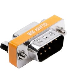 Resim Keepro DB9 Null modem 9 pin erkek -erkek seri port mini Null Modem RS232 çevirici 