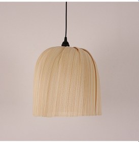 Resim Meltem 32x32 Cm Bambu Orta Boy Sarkıt Lamba Bej 