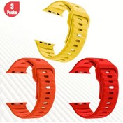 Resim Sunshine022 İwatch Ultra Spor Bantları 49mm 45mm 44mm 46mm 42mm Su Geçirmez Esnek Nefes Alabilir Kasa 